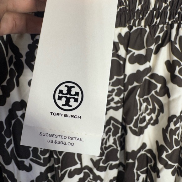 Tory Burch Strapless Long Dress Madeline’s Roses XL - Picture 4 of 6